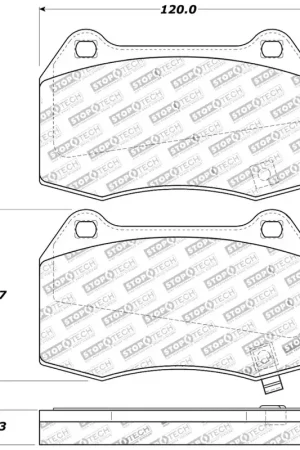 While Supplies Last StopTech Performance 02-07 350z/G35 w/ Brembo Front Brake Pads — PMD Premier Motoring Development
