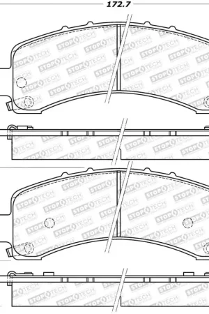 StopTech Sport Brake Pads w/Shims - Front — PMD Premier Motoring Development Professional Grade