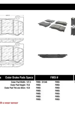 Worldwide Shipping StopTech Performance 09-13 Infiniti FX35/FX37/FX45/FX50/08-13 G37 / 09 — PMD Premier Motoring Development