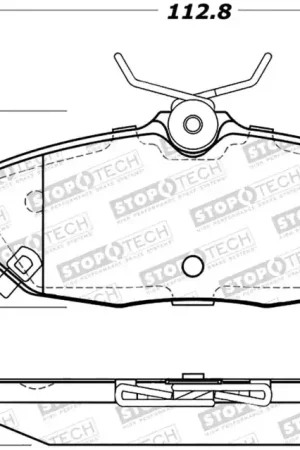 Wholesale StopTech Sport Brake Pads w/Shims and Hardware - Rear — PMD Premier Motoring Development