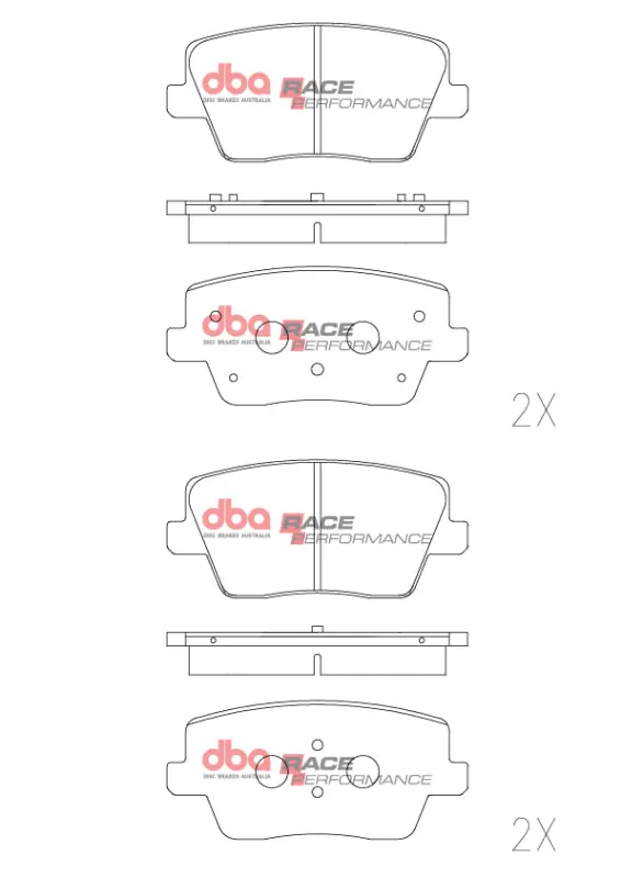 Special Offer DBA 19-22 Hyundai Veloster RP Performance Rear Brake Pads