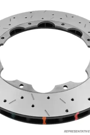 Place Order DBA 10-12 Chevrolet Camaro SS 6.2L 5000 Series Drilled and Slotted Front Replacement Rotor