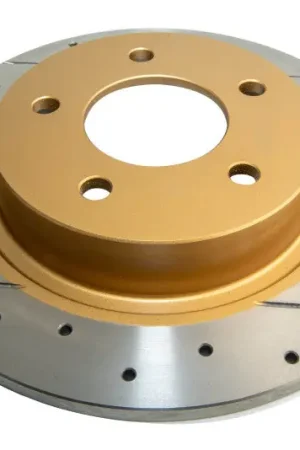 Bargain DBA 04-05 Mazda 3 2.3L / 06+ MazdaSpeed3 Rear Drilled & Slotted Street Series Rotor