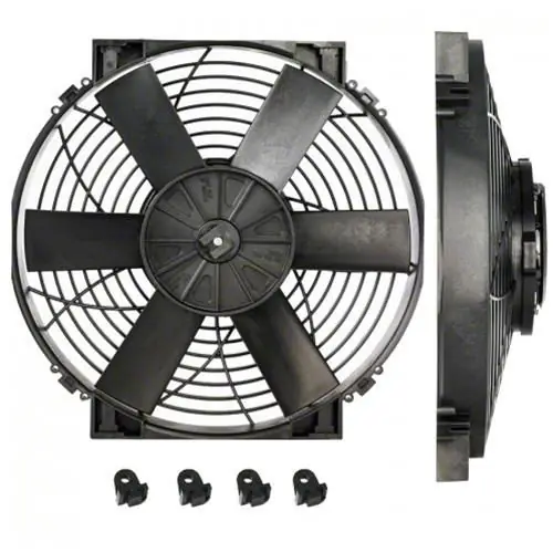 14-Inch High Power Thermatic Electric Fan; 24-Volt Limited Time