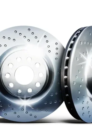 Buy Today Xbrakes Xi Series Brake Rotor and Pad Kit; Front and Rear; Chrome