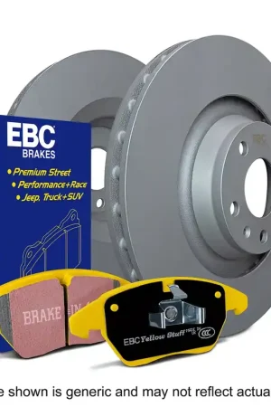 EBC Brakes Stage 13 Yellowstuff Brake Rotor and Pad Kit; Front Save Now
