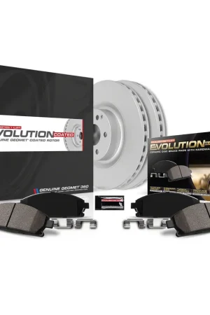 Trending PowerStop Z17 Evolution Plus Brake Rotor and Pad Kit; Rear