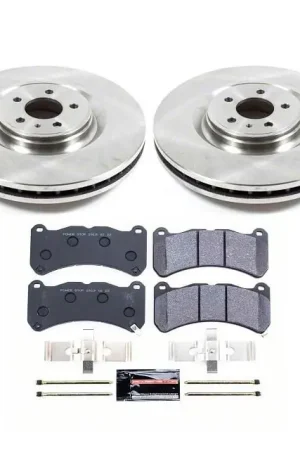 PowerStop Track Day Brake Rotor and Pad Kit; Front Flash Sale