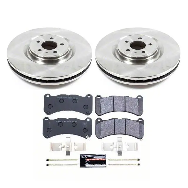 PowerStop Track Day Brake Rotor and Pad Kit; Front Flash Sale