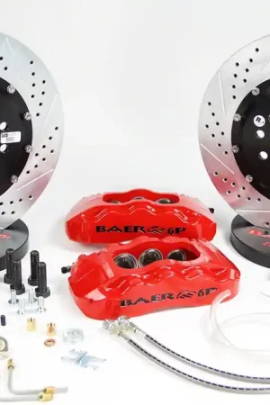 Special Offer Baer Pro+ Front Big Brake Kit with 14-Inch Rotors; Fire Red Calipers