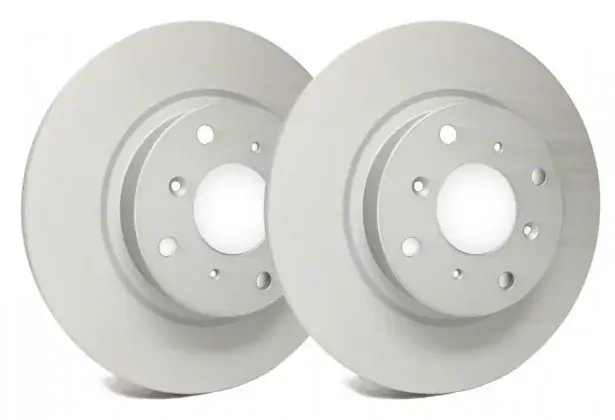 SP Performance Premium Rotors with Silver ZRC Coating; Rear Pair Flash Sale