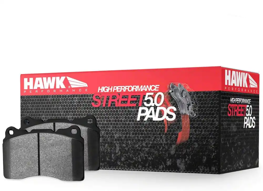 Handmade Hawk Performance HPS 5.0 Brake Pads; Rear Pair