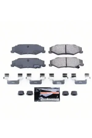 PowerStop Z23 Evolution Sport Carbon-Fiber Ceramic Brake Pads; Rear Pair One Day Deal
