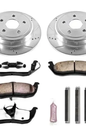 Authentic Power Stop 06-10 Jeep Commander Rear Z36 Truck & Tow Brake Kit — PMD Premier Motoring Development