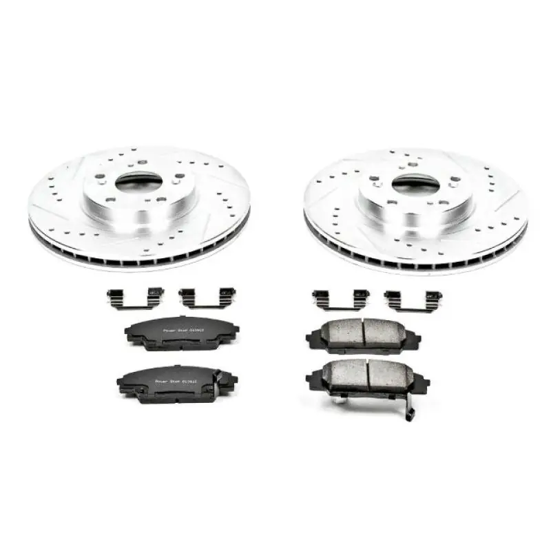 Power Stop 02-06 Acura RSX Front Z23 Evolution Sport Brake Kit — PMD Premier Motoring Development Express Delivery