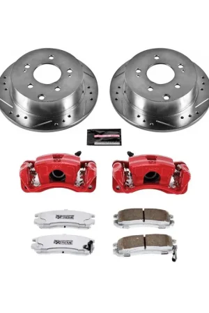 Premium Power Stop 06-12 Mitsubishi Eclipse Rear Z26 Street Warrior Brake Kit— PMD Premier Motoring Development