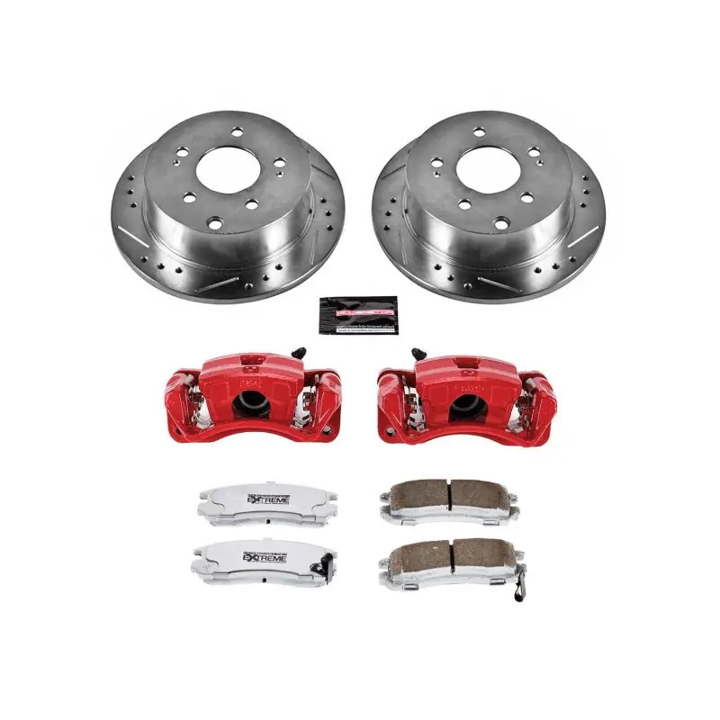 Premium Power Stop 06-12 Mitsubishi Eclipse Rear Z26 Street Warrior Brake Kit— PMD Premier Motoring Development