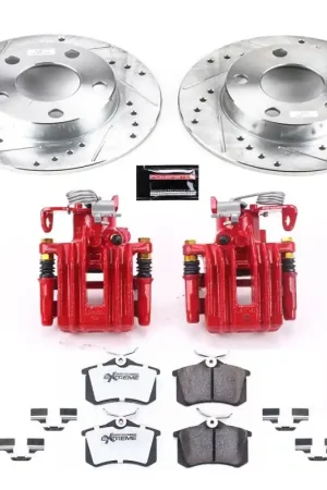 Power Stop 99-05 Volkswagen Passat Rear Z26 Street Warrior Brake Kit w — PMD Premier Motoring Development Grab Now