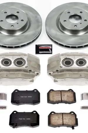 Crafted Power Stop 03-04 Infiniti G35 Front Autospecialty Brake Kit w/Calipers — PMD Premier Motoring Development