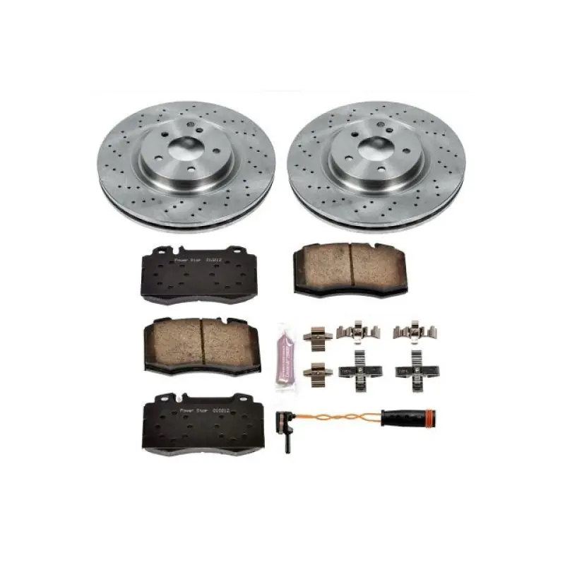 Professional Grade Power Stop 2004 Mercedes-Benz C230 Front Autospecialty Brake Kit — PMD Premier Motoring Development