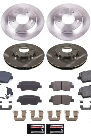 Bargain Power Stop 2023 Kia Niro Front and Rear Autospecialty Brake Kit — PMD Premier Motoring Development