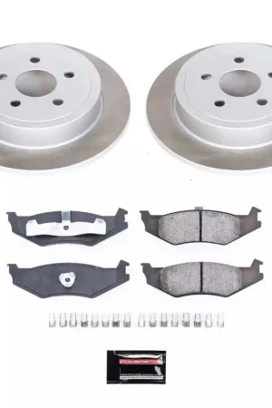 Power Stop 95-01 Plymouth Neon Rear Semi-Coated Rotor Kit — PMD Premier Motoring Development New Arrival