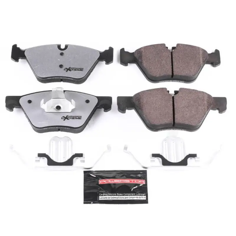 Premium Power Stop 11-16 BMW 528i Front Z26 Extreme Street Brake Pads w/Hardwa — PMD Premier Motoring Development