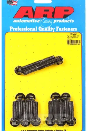 In Demand ARP Pontiac 350-400 Hex Intake Manifold Bolt Kit — PMD Premier Motoring Development