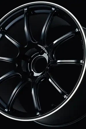 Advan RZII 18x7.0 +42 4x100 Racing Gloss Black with Ring — PMD Premier Motoring Development In Demand