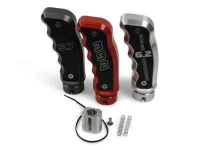 Barton Automatic Pistol Grip Shift Knob; Brushed Latest