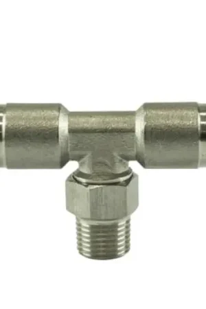 Turbosmart 1/8 NPT to TEE 1/4 Pushloc Stainless Steel — PMD Premier Motoring Development Best Choice