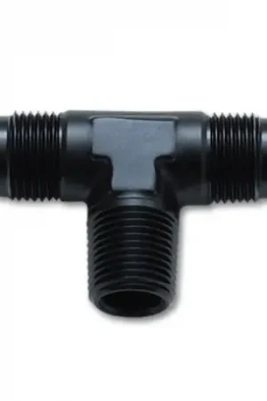 Best Seller Vibrant -12AN x 3/4in NPT Flare to Pipe Tee Adapter Fitting - Aluminum — PMD Premier Motoring Development