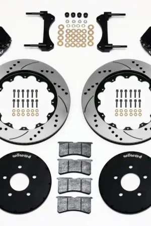 Wilwood Narrow Superlite 6R Front Hat Kit 14.00in Drilled 1994-2004 Mu — PMD Premier Motoring Development Same Day Shipping