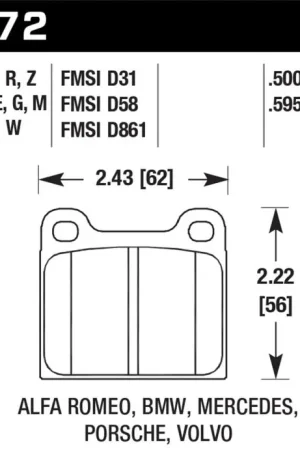 Handmade Hawk 63-65 Porsche 356 Front / 69-83 911 / 64-72 912 Rear DTC-60 Race— PMD Premier Motoring Development