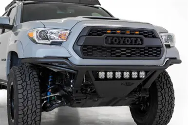 Budget Addictive Desert Designs 16-20 Toyota Tacoma PRO Bolt-On Front Bumper - Hammer Black - F688102100103