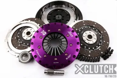 XClutch 17-21 Honda Civic Type R 2.0L 9in Twin Solid Organic Clutch Kit - XKHN23537-2G Today Only