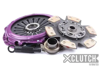 Place Order XClutch 01-02 Mitsubishi Lancer EVO VII 2.0L Stage 2R Extra HD Sprung Ceramic Clutch Kit - XKMI24010-1R