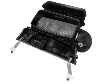 Warranty Included aFe 21-23 RAM 1500 TRX Track Series Carbon Fiber Cold Air Intake System w/ Pro 5R Filter - 57-10022K