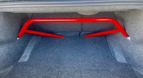 Arched 4-Point Rear Shock Tower Brace; F8 Green Fresh Stock