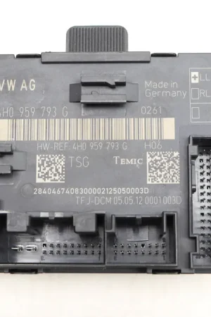 Modern Audi Front Left Door / Window Control Module 4H0959793G