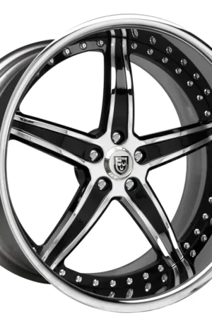 Order Now 19" Lexani Forged Wheels LF-705 Chrome with Black Accents Rims