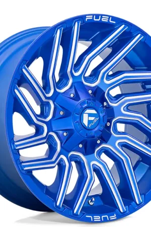 Big Sale 20" Fuel Wheels D774 Typhoon Anodized Blue Milled Off-Road Rims