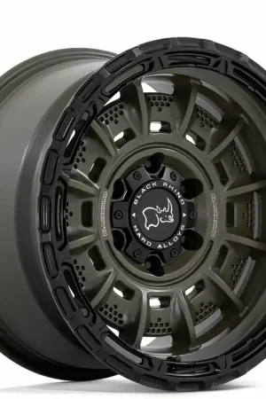 20" Black Rhino Wheels Atlas BR007 Olive Drab Green with Black Lip Off-Road Rims Popular