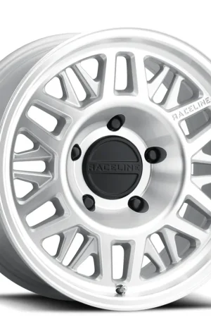 Sale 15" Raceline Wheels 451MC Ryno TR Machined with Clear Coat Off-Road Rims