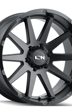 18" Ion Alloy Wheels 143 Matte Black Off-Road Rims New Release