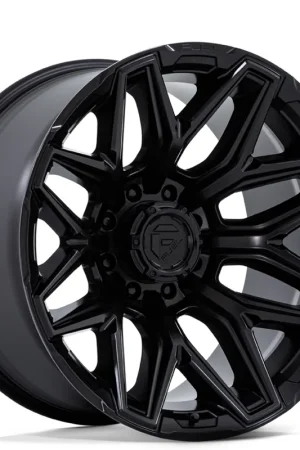 22" Fuel Wheels FC854 Flux 8 Blackout Off-Road Rims Money Back Guarantee