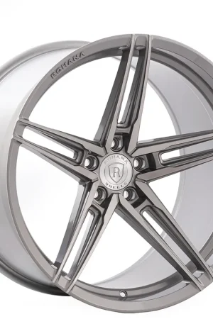 20" Rohana Wheels RFX15 Brushed Titanium Flow Formed Rims Wholesale