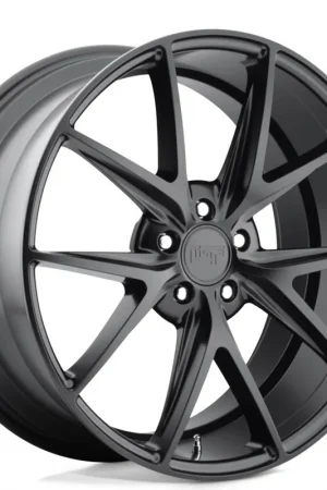 22" Niche Wheels M117 Misano Matte Black Rims In Demand