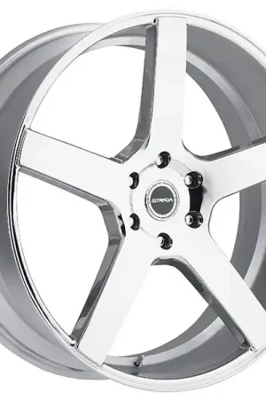 22" Strada Wheels Perfetto Chrome Rims Popular