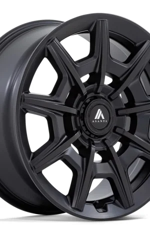 22" Asanti Wheels ABL-41 Esquire Satin Black with Gloss Black Face Rims New Release